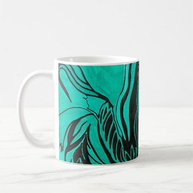 Acrylic Painting Coffee Mug (Left)