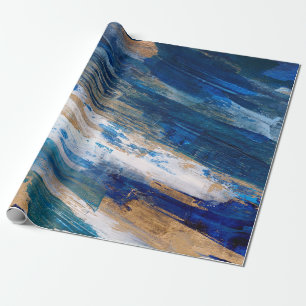 Acrylic painting. Trendy hand painted artwork. Mix Wrapping Paper