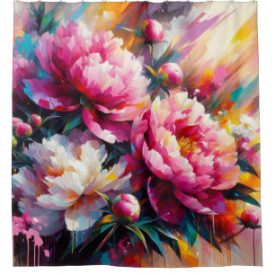 Acrylic Peonies