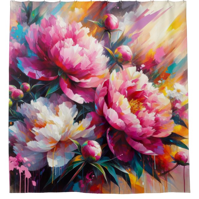 Acrylic Peonies (Front)