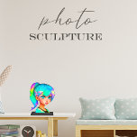 Acrylic Photo Sculpture.Turns a photo into statue. Photo Sculpture Magnet<br><div class="desc">Unique Stand Up Acrylic Photo Sculpture Statuette. Create your own personalized home or office decor by uploading cherished digital images or photos! Zazzle's custom photo sculptures allow you to transform your beloved picture or portrait into a unique memento, converting your photograph or digital image into a three-dimensional photo sculpture, also...</div>