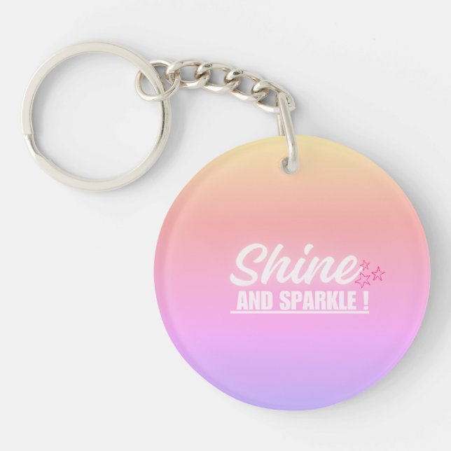 Acrylic purple Keychain 💜 (Front)