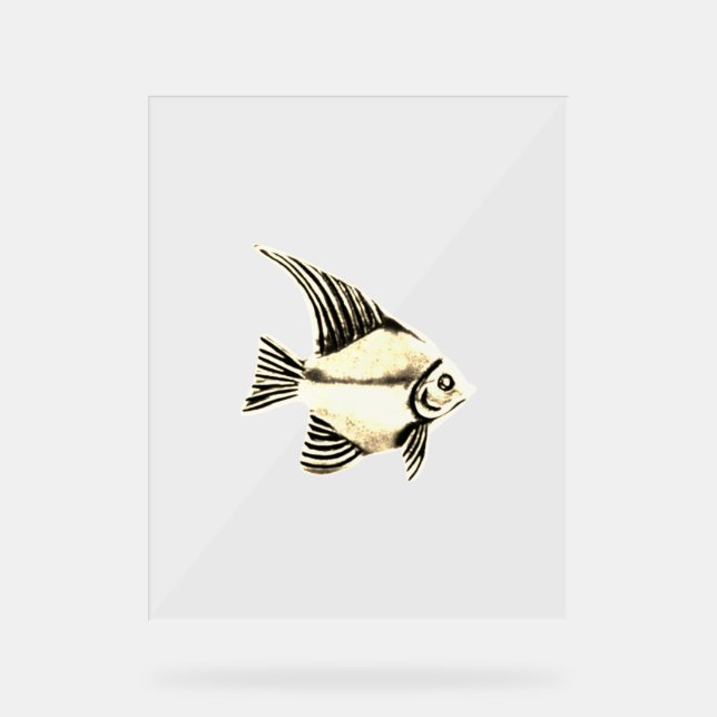 ACRYLIC SIGN FISH DESIGN STYLE  (Front)