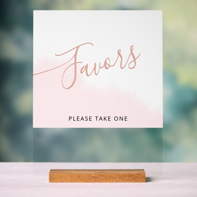 Acrylic Sign for bride shower. (Neutral)