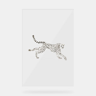 Acrylic Sign LEOPARD DESIGN STYLE