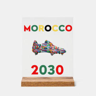 Acrylic Sign MOROCCO 2030
