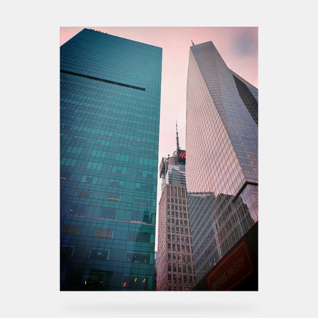 Acrylic Sign –  Vertical Silence (Recto)