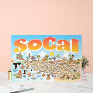 Acrylic SoCal Poster