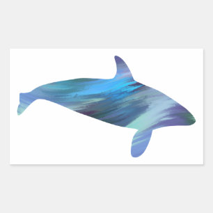 Acrylic-Style Orca Sticker