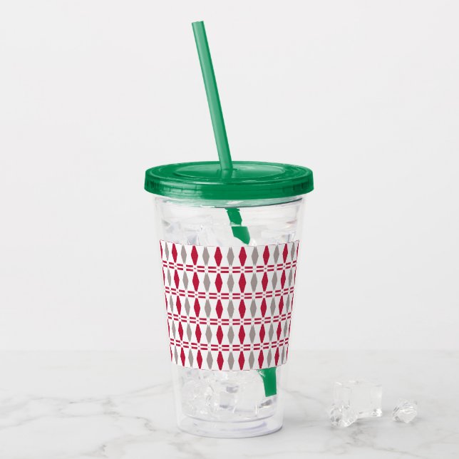 Acrylic tumbler abstract template (Front Ice)