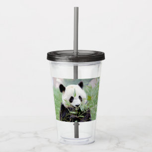 acrylic tumbler giant panda. acrylic tumbler