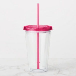 Acrylic Tumbler & Straw
