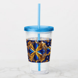 Acrylic Tumbler with Sweden Colours Design