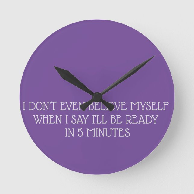 Acrylic Wall Clock (Front)