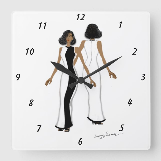 Acrylic Wall Clock (Front)