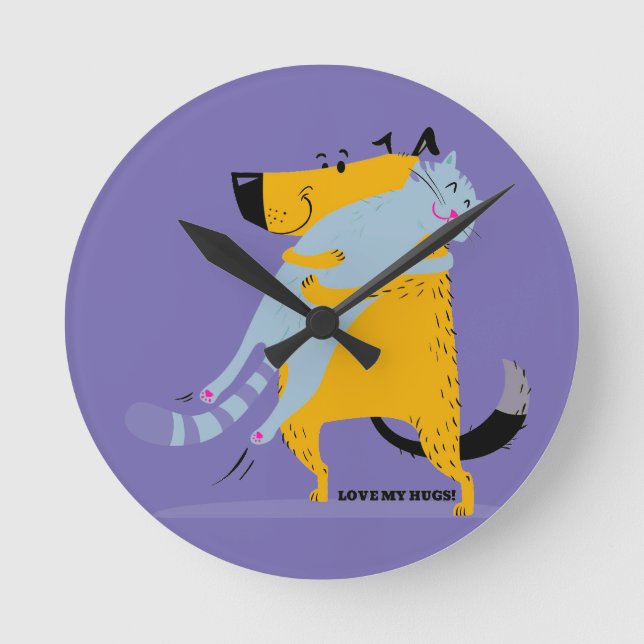 Acrylic Wall Clock in Different Styles (Front)