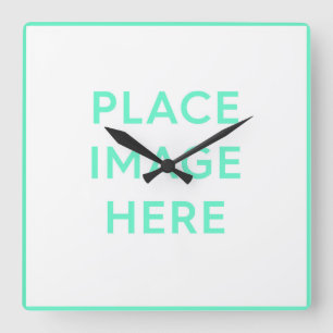 Acrylic Wall Clock, Square Square Wall Clock