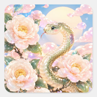 Acrylic Wall Clock Square Sticker