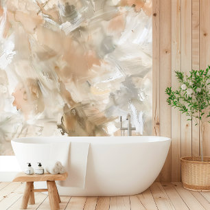 Acrylic & Watercolor Abstract Texture   Neutral  Wallpaper