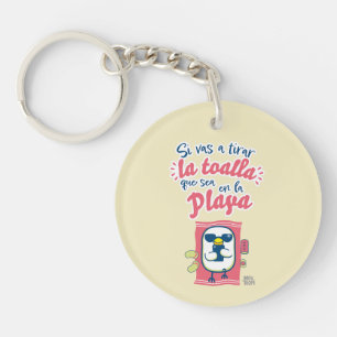 Acrylic Wrench: If you're going to throw away Keychain