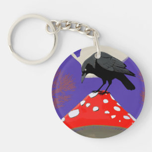 Acrylique🗝️ Corbeau Mystique Gothique
