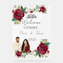 Acrylique floral Nikkah