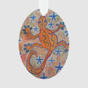 Acrylique Gecko Orange