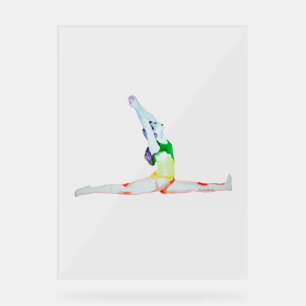 Acrylschild – Hanumanasana Acrylic Sign