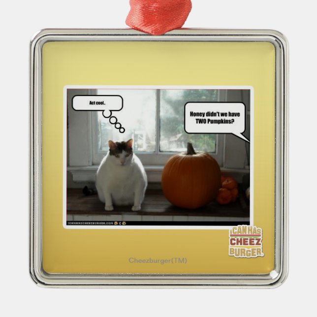 Act cool metal ornament (Front)