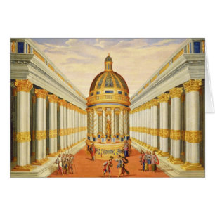Act I, scenes VII and VIII: Baccus' Temple