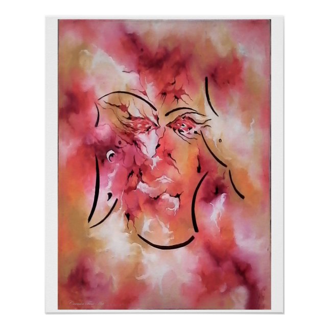 "Act Including Silent Figure",  Glossy Poster (Front)