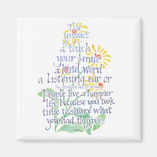 Act of Caring Magnet (Front)