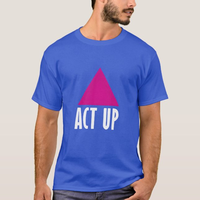 Act Up Silence Death AIDS T-Shirt (Front)