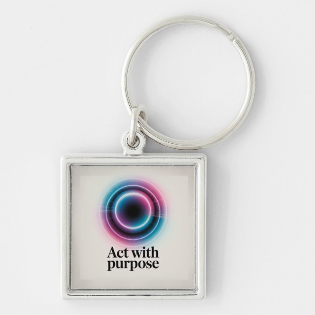 Act With Purpose Keychain (Front)