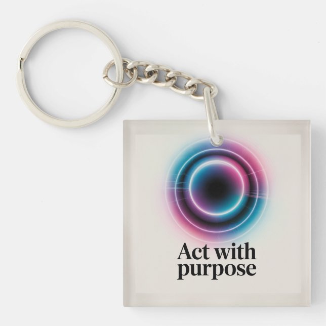 Act With Purpose Keychain (Front)