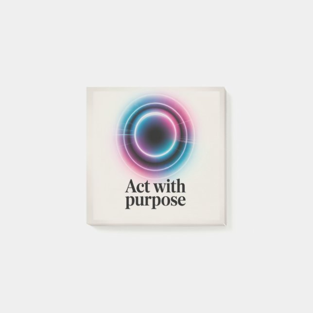 Act With Purpose Post-it Notes (Front)