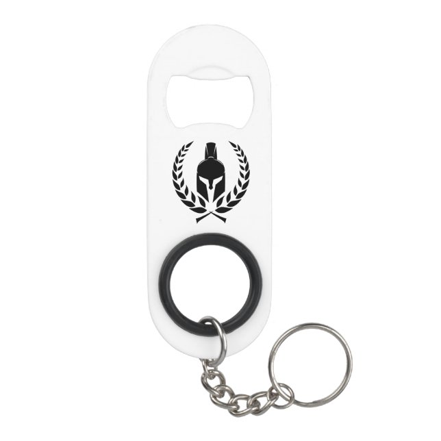 Acta Non Verba - Actions Not Words Keychain Opener Keychain Bottle Opener (Back)