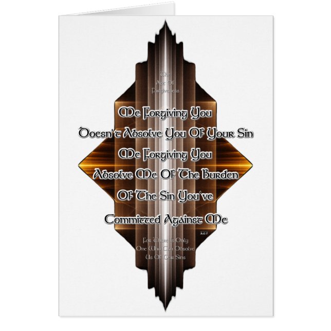 Acte De Pardon (Devant)