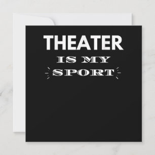 Acter Is My Sport Musical Cute Acting Acter Actor Thank You Card