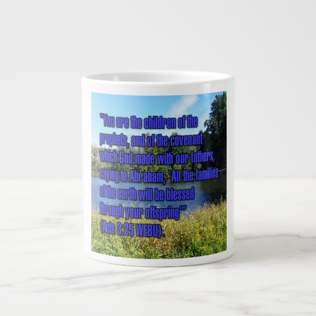 Actes 3:25 WEBU Mug (Devant)