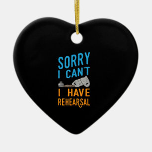 Acting Actor Rehearsal Ceramic Ornament