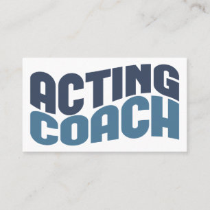 Acting Coach Business Cards