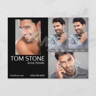 Acting Comp Cards Headshot Comp Template