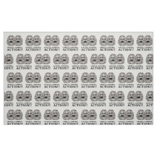 Acting concept graphic logo fabric