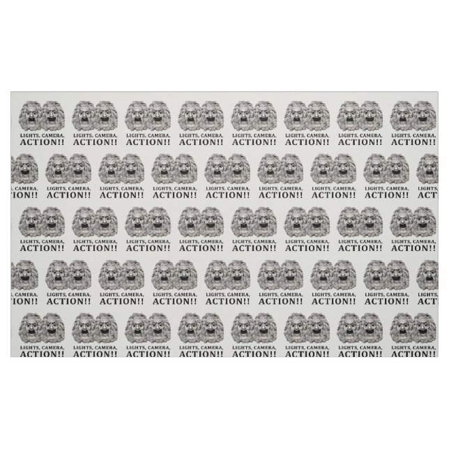 Acting concept graphic logo fabric (Fat Quarter)