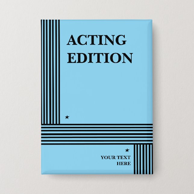 Acting Edition Play Script Styled (Front)