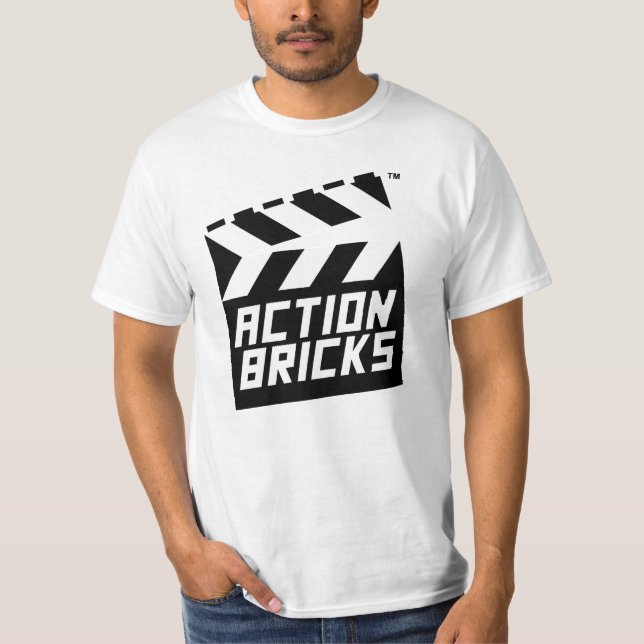 Action Bricks Clapboard Logo T-Shirt (Front)