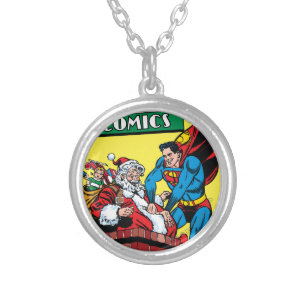 Action Comics #105 Silver Plated Necklace