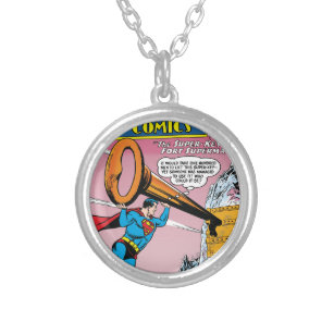 Action Comics #241 Silver Plated Necklace
