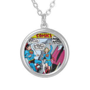 Action Comics #252 Silver Plated Necklace
